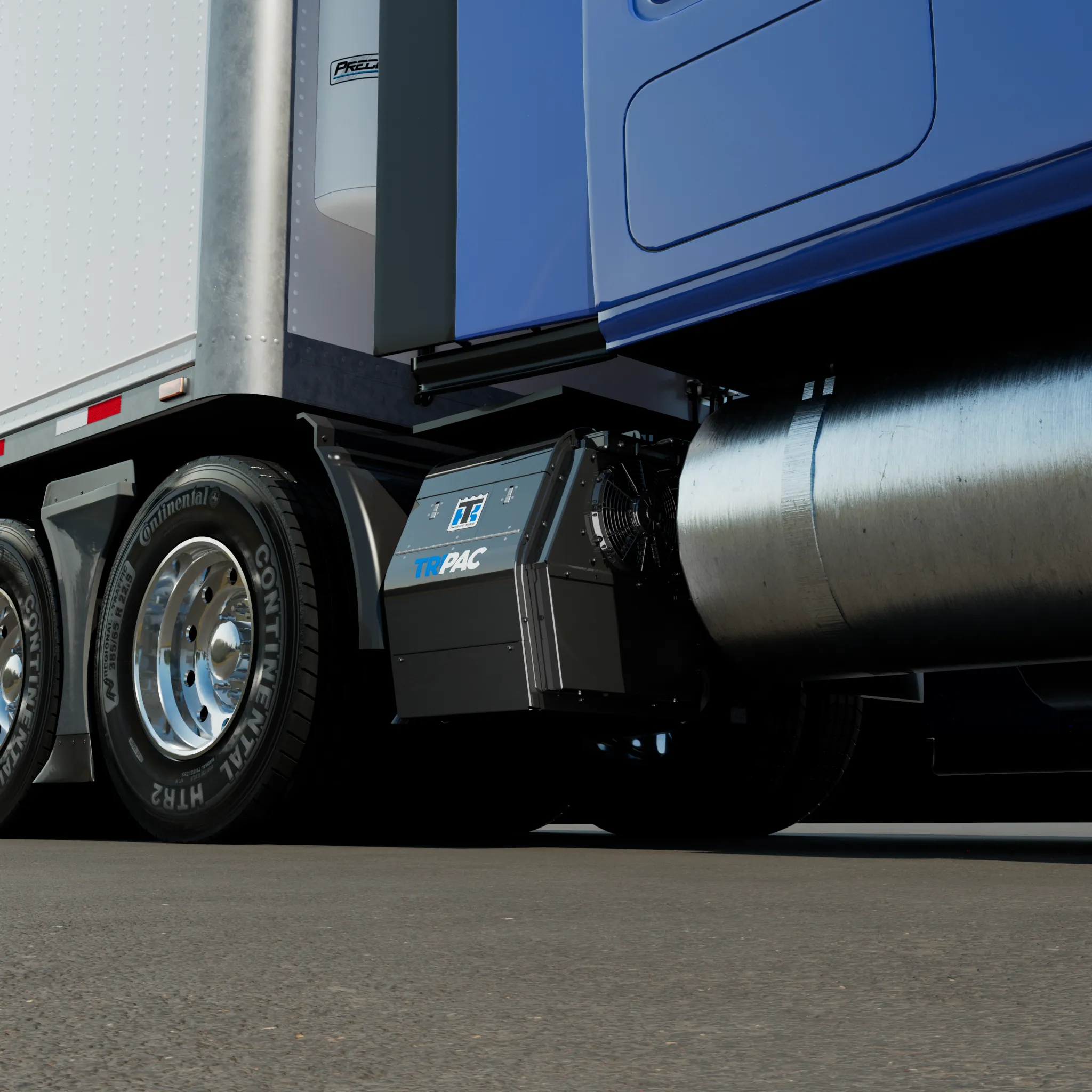 Thermo King TriPac APU installed on a truck